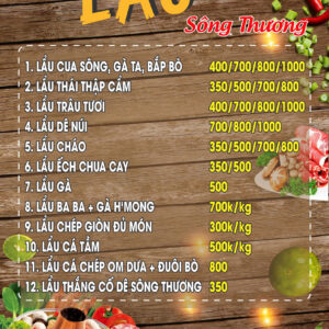 COMBO LẨU SÔNG THƯƠNG