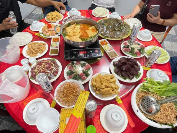 Lẩu Bắp bò riêu cua gà ta - Hình ảnh 2
